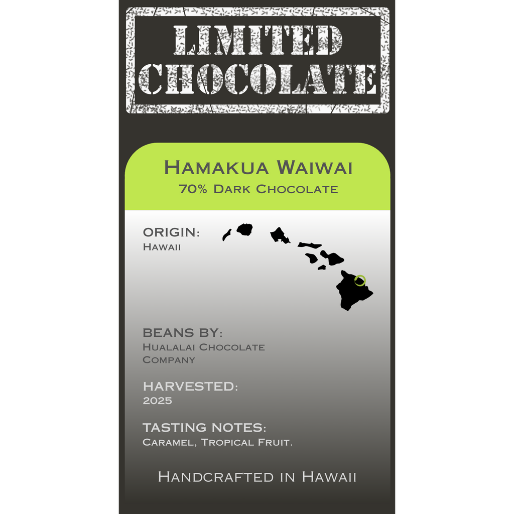 Hawaii Hamakua Wai Wai - 70% Dark Chocolate