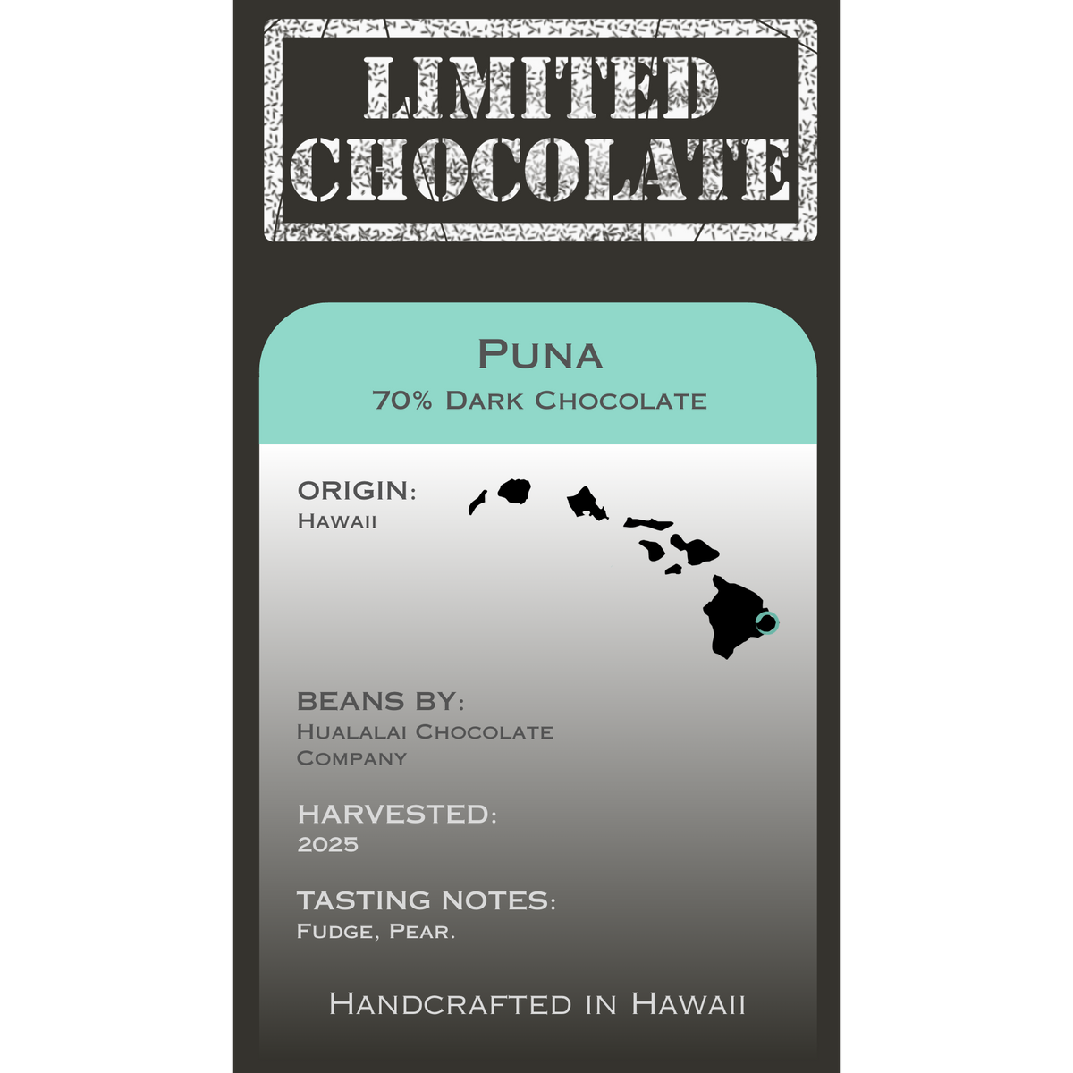 Hawaii Puna - 70% Dark Chocolate