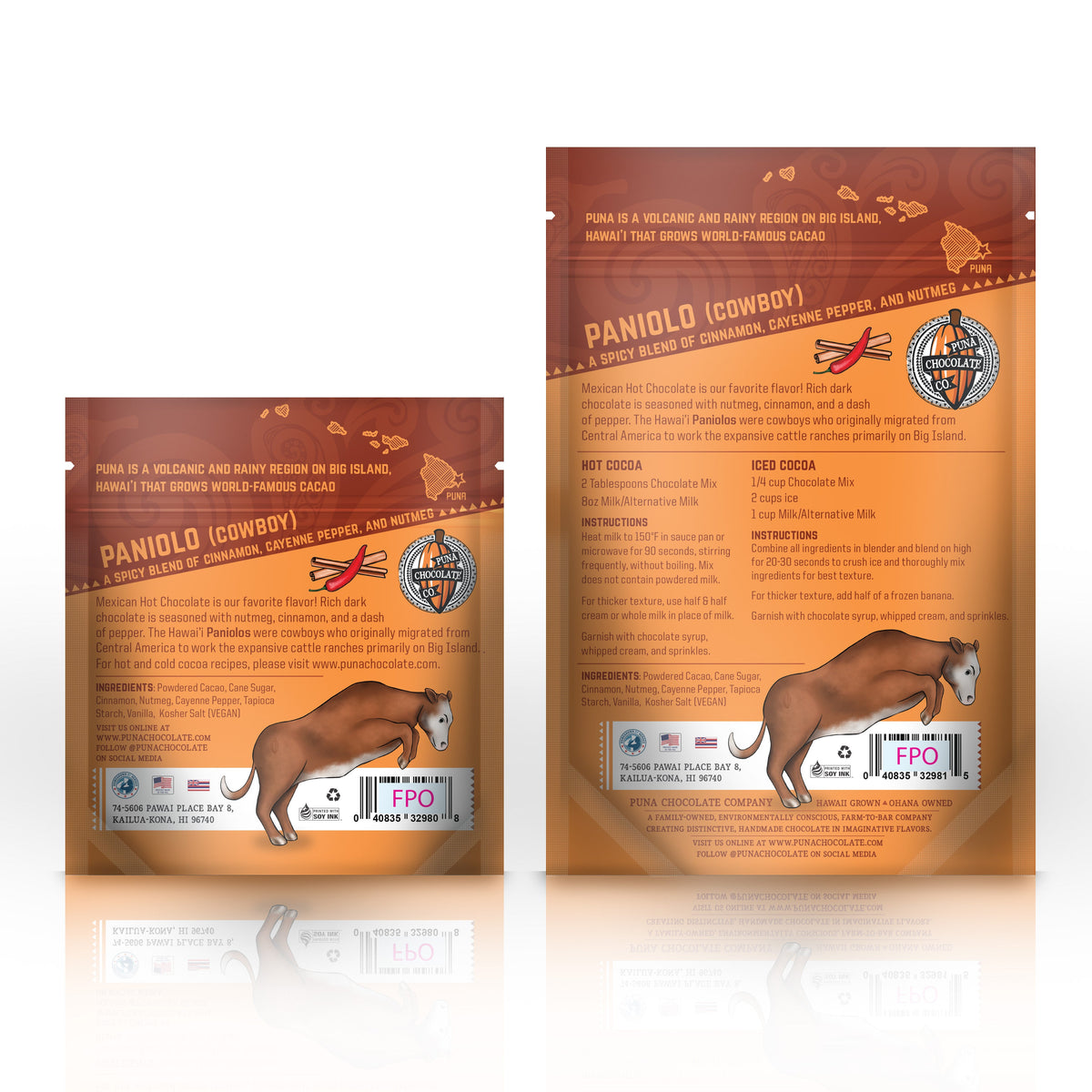 Paniolo Cocoa - Mexican Style Hot Chocolate Powder